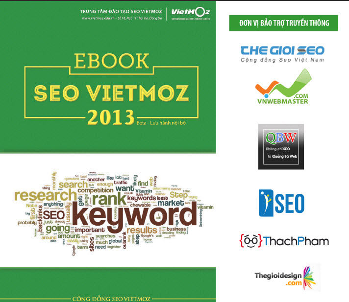 [FREE] Ebook học SEO cơ bản 2013 của VietMoz