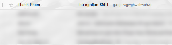 Cách lấy thông tin SMTP của Gmail chính xác