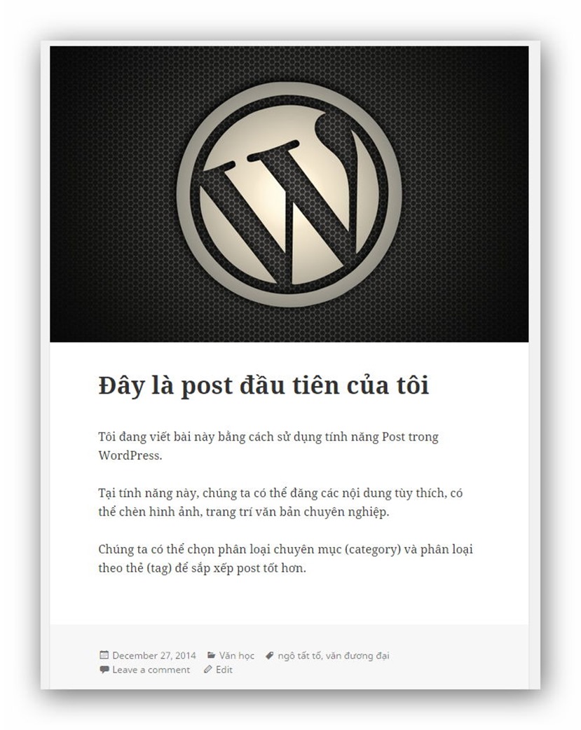 Cách đăng Post lên WordPress