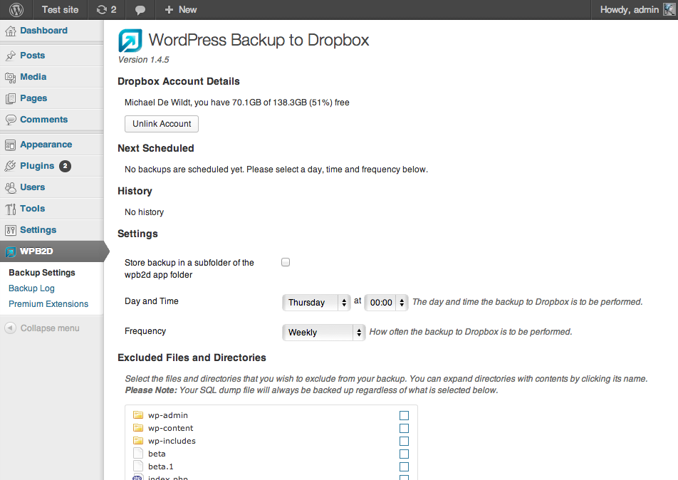 3 plugin backup WordPress về dịch vụ lưu trữ đám mây