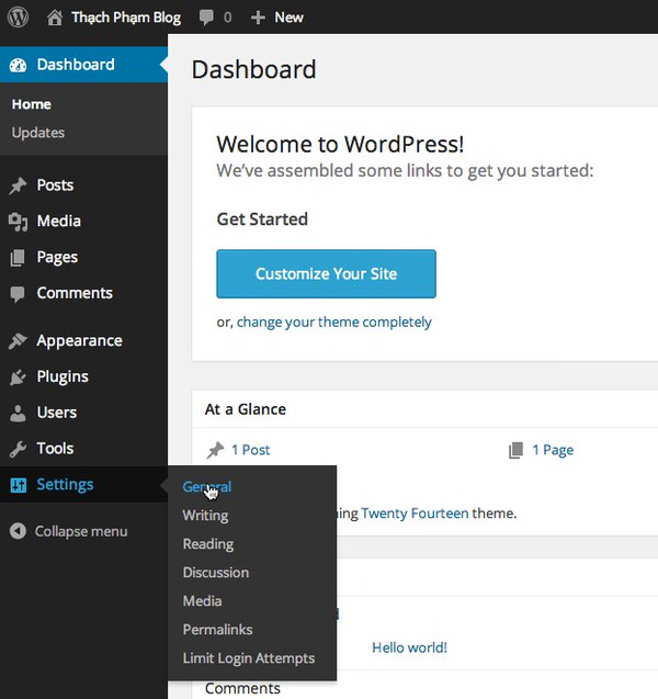 Hướng dẫn cài đặt WordPress cho newbie