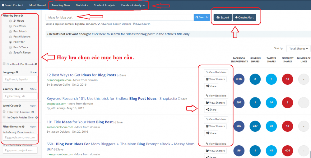Tìm ý tưởng cho bài viết blog ? Top công cụ content marketing tốt nhất