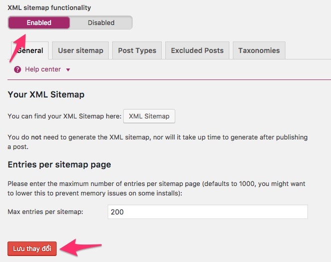 Tạo XML Sitemap và gửi website lên Google
