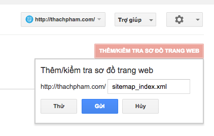 Tạo XML Sitemap và gửi website lên Google